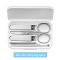 Dao cắt móng tay Mijia Antisplash Sharp Durable Trang chủ Du lịch Thép không gỉ Beauty Mini Scissor Đào Ear Spoon mài chân móng tay kìm Set. 