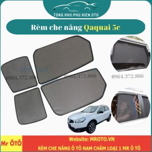 Rèm Che Nắng Xe Qaquai 5c-Hàng Loại 1 Mr Ô Tô vải dày chống nắng tốt dễ lắp đặt vừa khít-Có hít nam châm