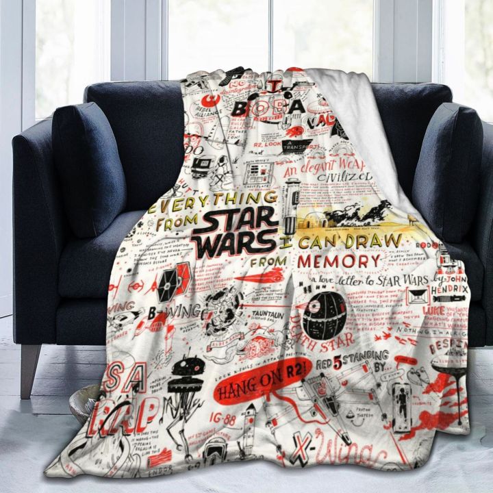 Stars Wars Blanket Ultra Soft Throw Flannel Blanket Warm Printed