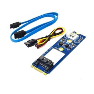 M.2 SATA3.0 Adapter Convert M.2 to 7Pin Adapter Board Support 2242 2260 2280 Mainboard for PC
