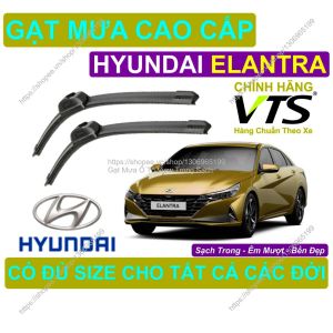 Gạt Mưa Silicon Kính Lái Hyundai Elantra Cặp Gạt M.ưa Kính Lái Hyundai Elantra Có Đủ S.ize Cho Các Đời Xe Elantra