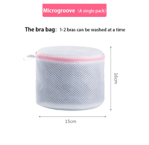 Mesh Laundry Bag Storage Bag With Zipper Travel Storage Organize Bag