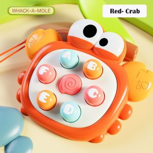 W0AGZ4J2 Portable Stress Relieving Puzzle Toy Handheld Mini Interactive Game Developmental Toy High Quality Durable Whack Game Toys For 3-12 Years Old Boys Girls