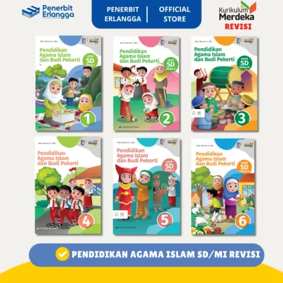 [Erlangga Official] Pendidikan Agama Islam Revisi Sd/Mi Kelas 1 2 3 4 5 6 Kurikulum Merdeka