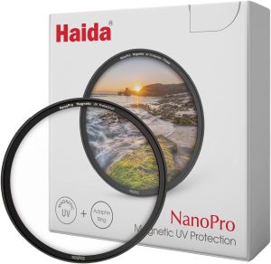 Haida NanoPro Magnetic UV Protection Camera Lens Filter with Adapter Ring 52mm 55mm 58mm 62mm 67mm 72mm 77mm 82mm