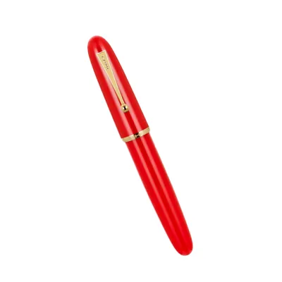 【High-quality】 New Jinhao Pen 9019 High End Fountain Pen Red Writing Ink Pens For Business Signature Calligraphy Practice Students S
