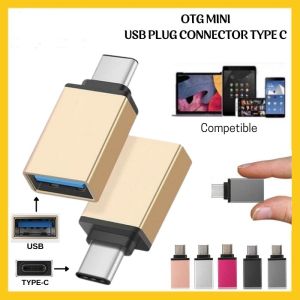 OTG USB Type C Besi Non Kabel / Tipe C Converter Connector To Usb Port / Data Transfer For Handphone