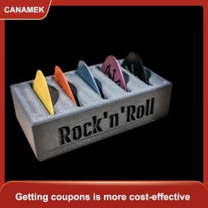 【CANAMEK】 Guitar Picks chủ Box guitar Pick hiển thị chủ guitar Pick lưu trữ Box Set cho guitar người chơi và những người đam mê âm nhạc