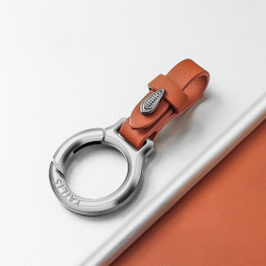 High End Car Keychain Metal Leather Keychain Multifunctional Anti-Loss Keychain