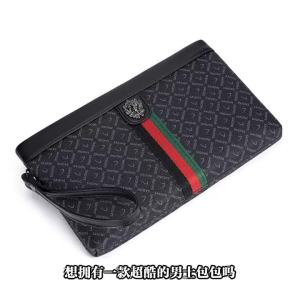New Men Striped Checkered Clutches Bags Man Wallets Envelope Bag Purse Business Male Phone Bags Designer Men Bags Wristlets Bags2026