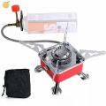 【24hours delivery】 Mini Folding Camping Stove Portable Gas Stove Butane Card Type Heater Ultra-Light Big Powerr Burner Outdoor Cooking Utensil Picnic Cookware Barbecue BBQ. 