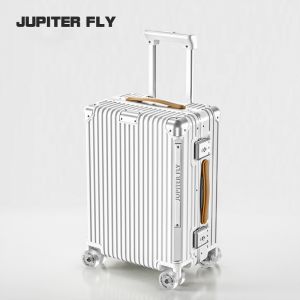 SG Stock 100% NEW Cabin Luggage Suitcase Luggage Aluminum Frame Luggage TSA Password Suitcase