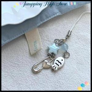 【Jumpping】 พวงกุญแจรูปดาวปลาขนาดเล็กสำหรับฤดูร้อนสายคล้องพวงกุญแจโทรศัพท์เครื่องประดับ Y2k ที่สวยงาม