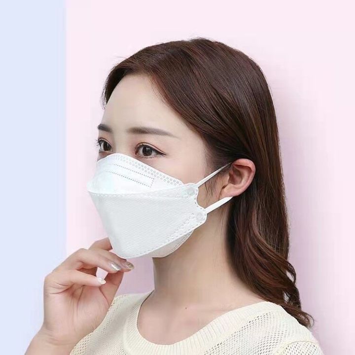 epshome 50pcs KF94 Mask Original KF94 4ply Protection for Adult Reusable Medical Mask FDA