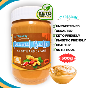 KETO Peanut Butter NO-ADDED SUGAR NO SALT | Lowcarb Diabetic Friendly - High-Grade Peanuts
