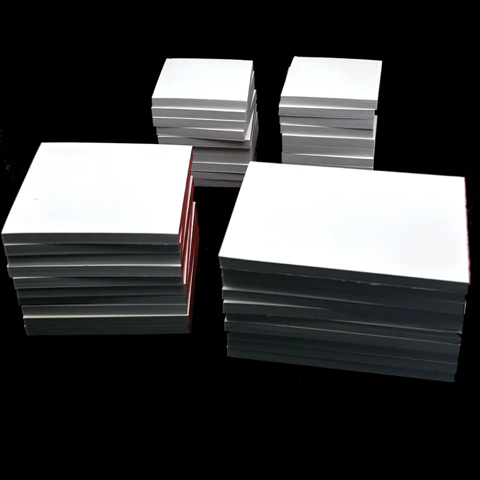 10 Pads Disposable Dental 2-Sided Mixing Paper – 50 Sheets Per Book (7.6 X 7.6 Cm)