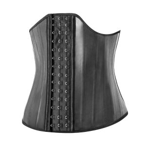 25 Steel Bone Latex Corset Waist Traine Adjustable Stomach Slimmer Slim Belt Abdominal Rubber Girdle