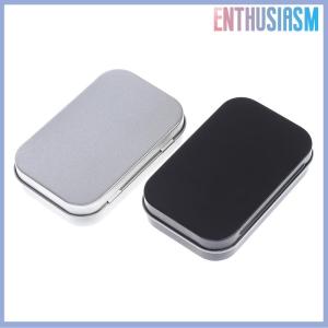 【Enthusiasm】🌟🌟【Hot Sale】🎈 Survival Kit tin nhỏ rỗng kim loại tin lật lưu trữ Box trường hợp Organizer cho tiền xu kẹo Key