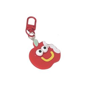 Cute Red Key Holder For Women Girls Keychains Backpack Charm Funny Expression Key Accessory User Friendly Material