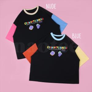 Oversized Crop Top / Kaos Baggy Half - GOOD DAYS - NAOTEE KAOS