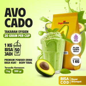 Jagorista Bubuk Minuman Avocado 1 KG Kualitas Premium