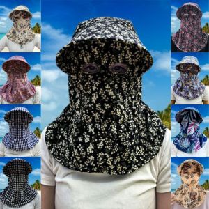 WAPKTY Wide Brim Face Sun Hat Breathable UV Protection Fishermans Hat Fashion Full Wrap Tea Picking Work Hat Summer Outdoor