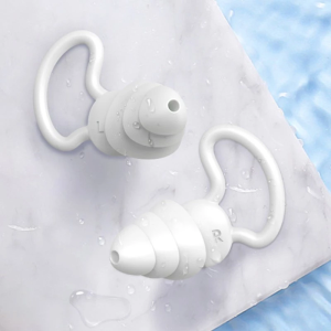 1 Pair Silicone Earplugs with Cover Noise Reduction Earplugs Optional Audio防噪隔音耳