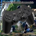 Ceozon PS3 Controller Wireless 2 Pack Gamepad Compatible with Sony PS3 Controller Wireless Remote Joystick with Charging Cables Black and Black. 