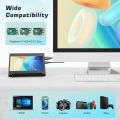 Raspberry Pi 4 Screen, 2022 Upgraded 7" Raspberry Pi Monitor with Case, APROTII 1024X600 IPS Capacitive Touch Screen Display with Stand, USB/HDMI Cables, for Raspberry Pi, Windows, Laptop, Xbox. 