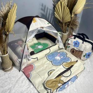 Kasur Kelambu Bayi FREE BEDCOVER + Tas & Gendongan  Set Kasur Bayi Kelambu  Kado Baby