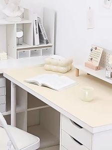 MLADEN Easy Clean Table Protector Waterproof Tea Coaster Large Desk Mat Anti-Slip Gamer Keyboard Mouse Mat Leather Table Cloth