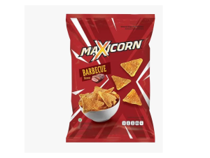 Camilan Makanan Ringan Snack Indofood Maxicorn Keripik Jagung Tortilla 140 Gr Varian Roasted Corn Barbecue Nacho Cheese