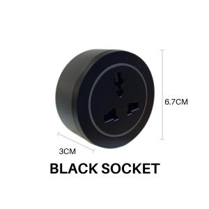 PRODIY 8000W 32A Power Track Socket Surface Type + LED 13A Plug Adapter Modern Design
