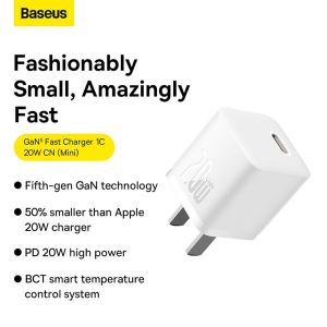 Baseus GaN5 gallium Nitride mobile phone charger PD20W Quick charging head Type C to IP Fast Charging Data Cable for iPhone 14 13 Pro Max and Huawei Xiaomi mobile phone quick charging
