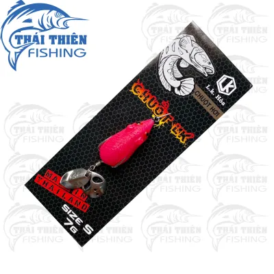 Mồi Giả Chuột Hơi LK Hòa Dài 3.5cm Nặng 7g Chất Liệu Silicone Siêu Bền Made In Thái Lan