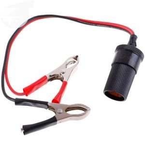 Dây Cáp Chuyển Đổi 12V -24V Kẹp Bình Ắc Quy Sang Đầu Cắm Tẩu Ô Tô Phụ Tùng Phụ Kiện Nguồn Điện Di Động