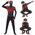 Into Spiderverse Kids The Adult Costume Miles Cosplay Morales Suit ...