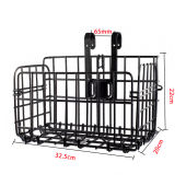 🇸🇬 Fast Delivery Mountain Bike Frame Basket Fold-Up Bike Cargo Rack Handlebar Holder Bicycle basket metal wire frame folding front basket electric bicycle frame front basket hanging basket 可折叠自行车篮 gifts Christmas present