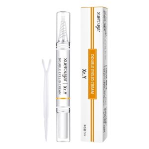 Double Eyelid Shaping Cream Long-Acting Invisible Lifting Creams Double Eyelid Adhesive with Y-shaped Fork Instant Lift for Sagging Eyelids Waterproof Natural for Woman Natural and Long-lasting