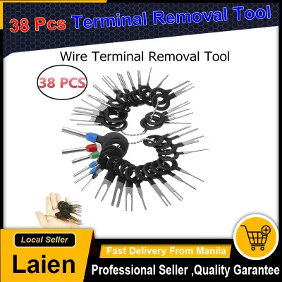 38Pcs Car Terminal Removal Electrical Wiring Crimp Connector Pin Extractor Kit Automobiles Terminal Repair Hand Tools