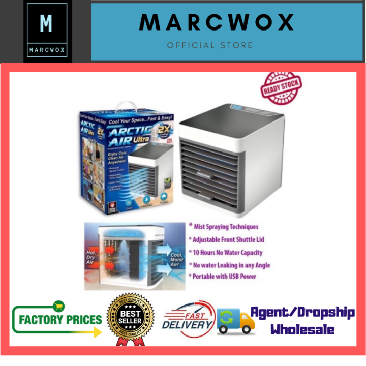 (READY STOCK) Portable Mini Air Cooler Mini Air Cooler Cooling Fan