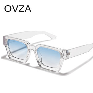 OVZA Fashion Women Sunglasses Brand Designer 2022 Classic Rectangle Eyeglasses Men UV400 S1015