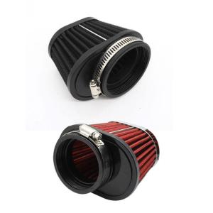 Clamp-on Straight Air Intake Filters 51/55/60mm High Conical Mesh for Car Cold Air Intake Modification