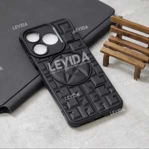 Case 3D Star Case motif Black softcase Tecno Spark 10 Nfc Tecno Spark 10C