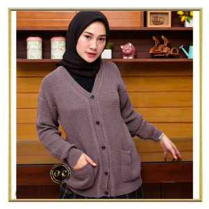 Cardigan wanita marisa cardy bahan rajut tebal banyak pilihan warna - Outfit