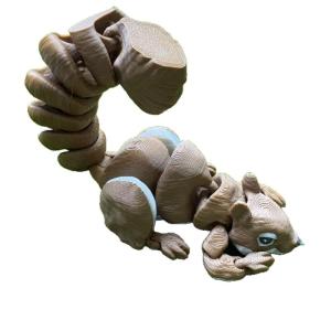 Modern Squirrel Sculpture Premium 3D Creative Study Desk Decoration Animal Themed Home Interior Piece