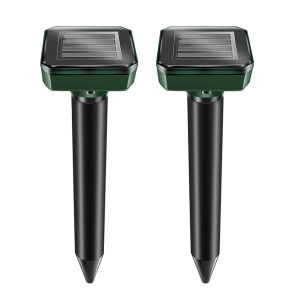 【New Arrival】 Solar Pest Control Ultrasonic Sonic Mice Snake Mole Repeller Electronic LED Tool