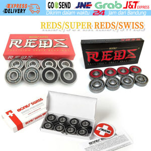 Isi 10 Bearing Skateboard Professional Bearing Abec 9 High Speed Bearing 608rs Untuk Inline Skate Skateboard Sepatu Roda