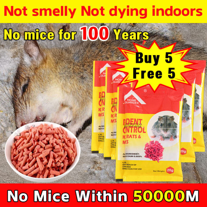 🔥Buy 5 Take 5🔥 Rat Poison Rat Killer Mouse Repellent Don't Die in the ...