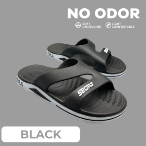 รองเท้าแตะผู้ชายฤดูร้อน 2024 ระบายอากาศดี พื้นหนานุ่ม กันลื่น ใส่สบาย สำหรับชายหาด-ออกกำลังกาย แถมฟรีส่งด่วน รองเท้าไปทะเล